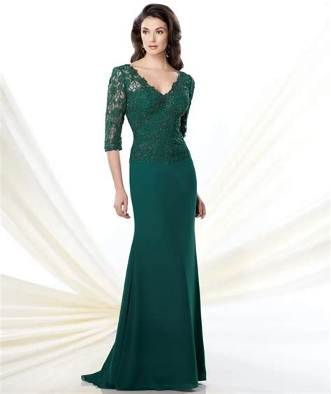 emerald green prada lace mother of the bride dress